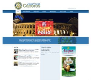 Presentación Web Rotary Club Cáceres
