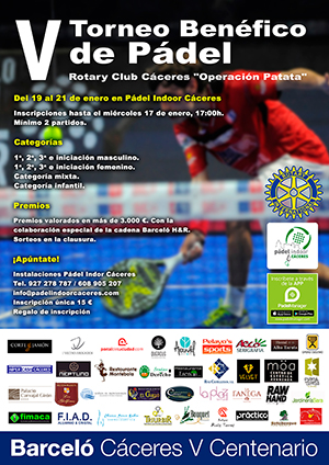 V Torneo Benéfico de Pádel 
