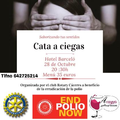 CATA BENÉFICA A CIEGAS